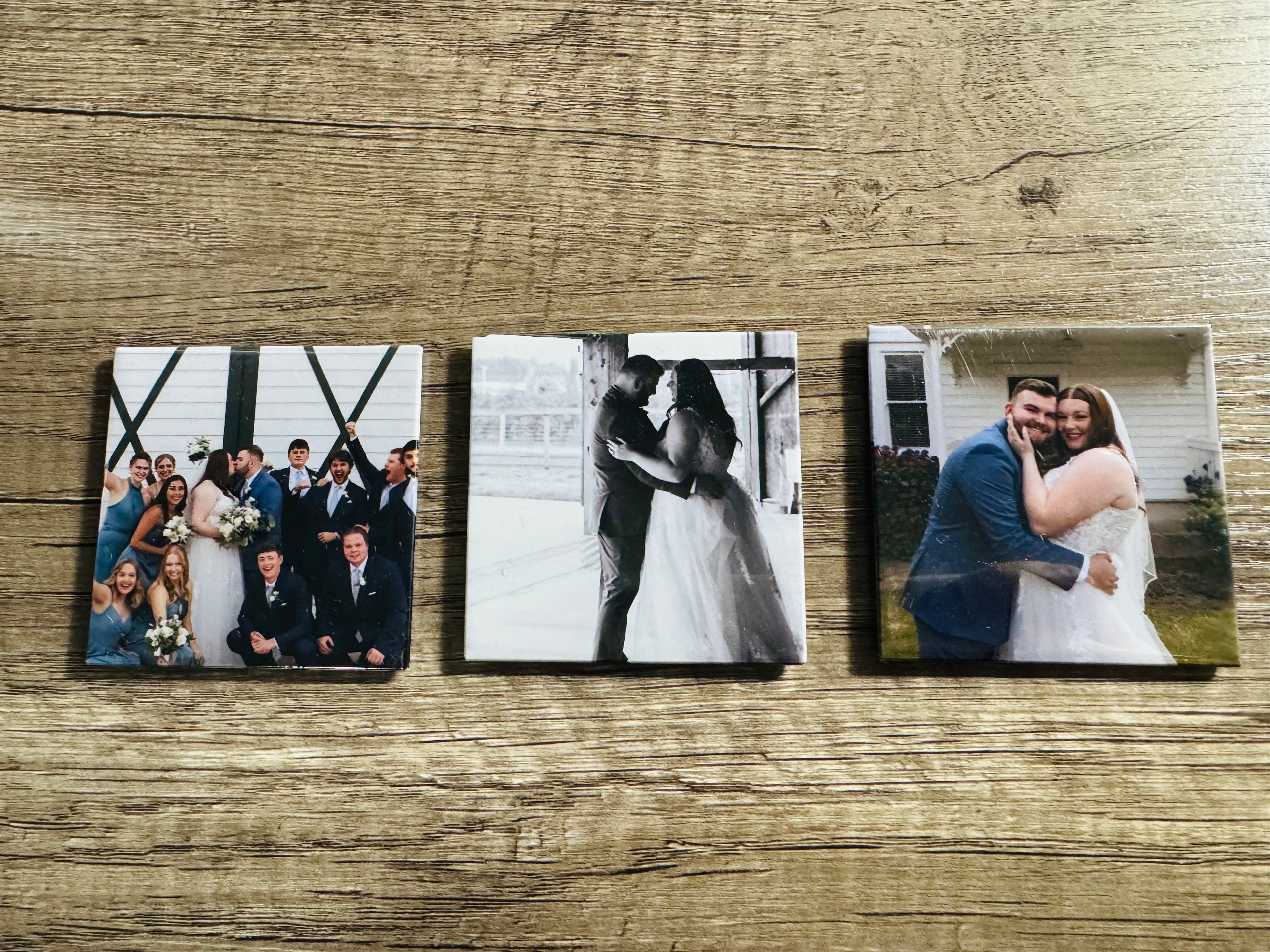 3 Pack - 2.5"x2.5" Picture Magnetics