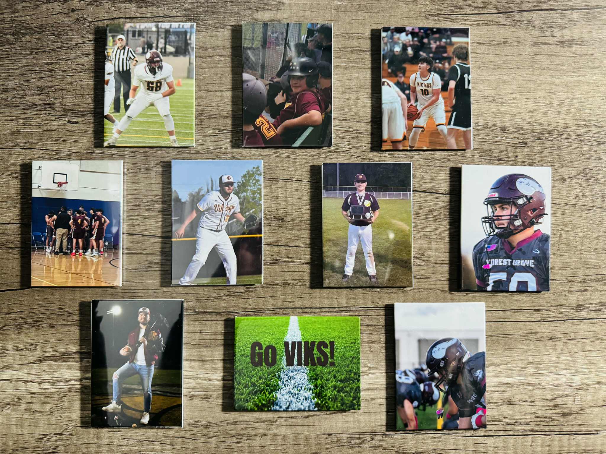 9 pack - 2.5"x3.5" - Picture Magnets